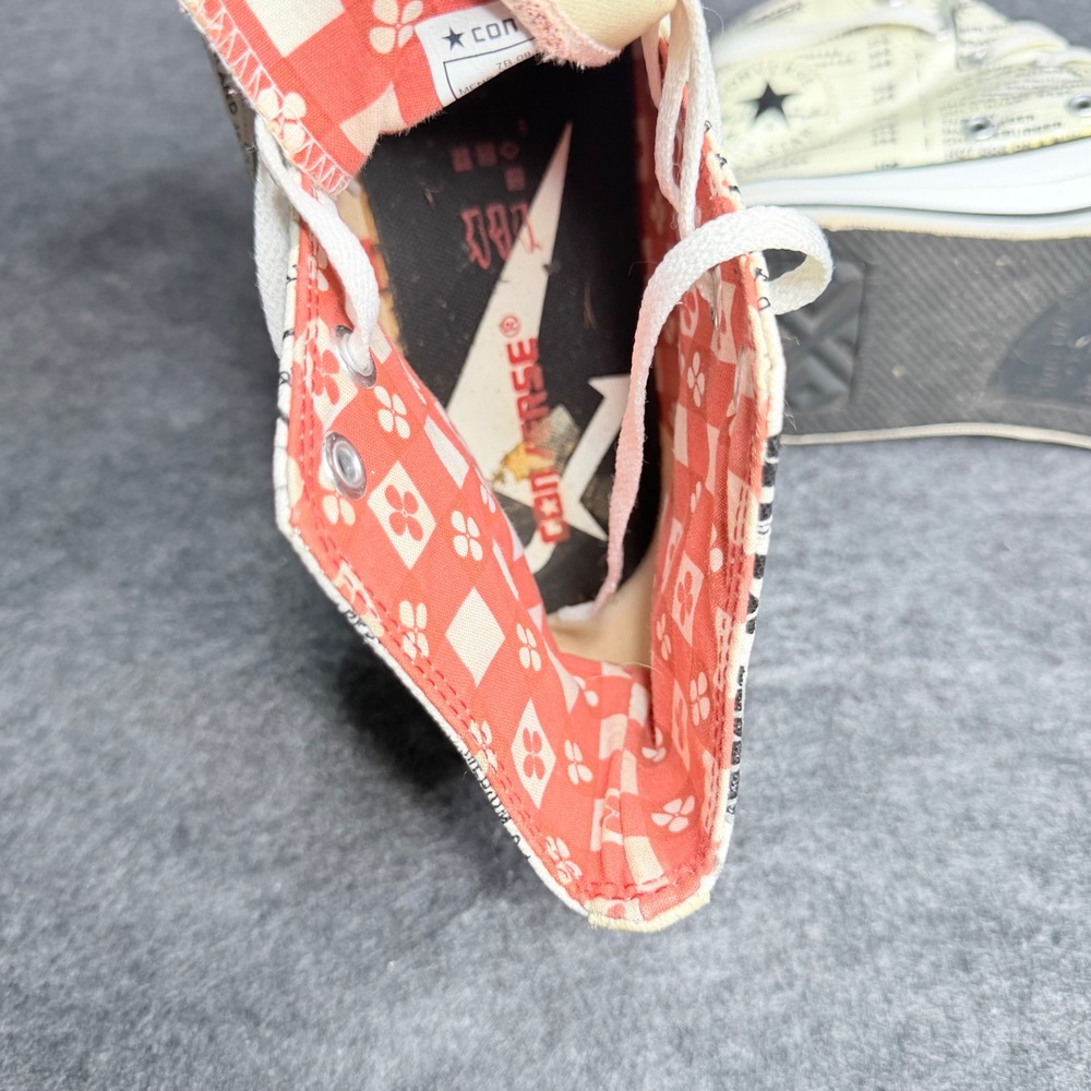 Converse Chuck Taylor All Star Diner Menu High Top Sneakers 103264F Mens 9 Wo 11 - Picture 8 of 8